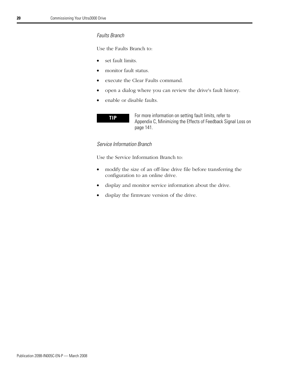 Rockwell Automation 2090 Ultra3000 Servo Drives Integration Manual User Manual | Page 20 / 180