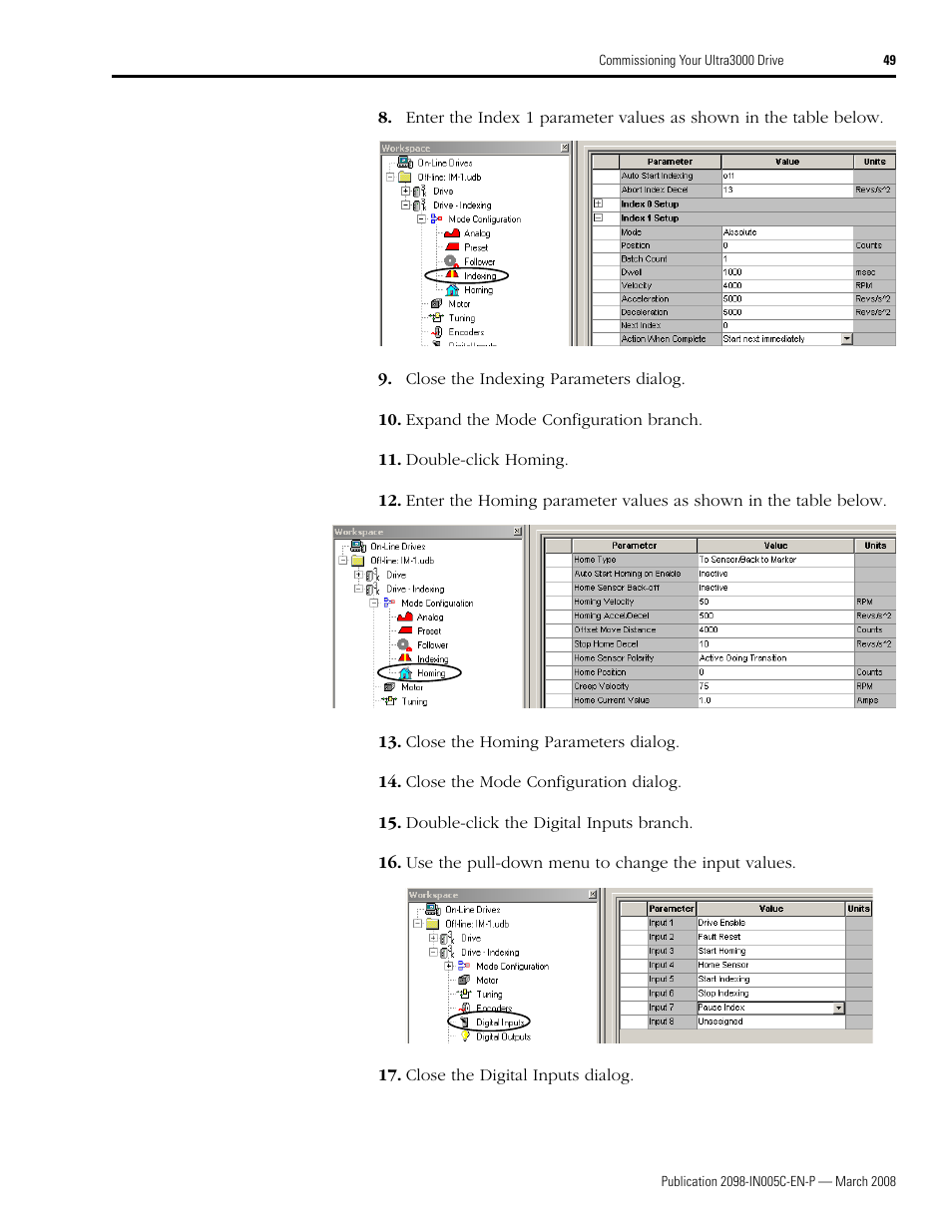 Rockwell Automation 2090 Ultra3000 Servo Drives Integration Manual User Manual | Page 49 / 180