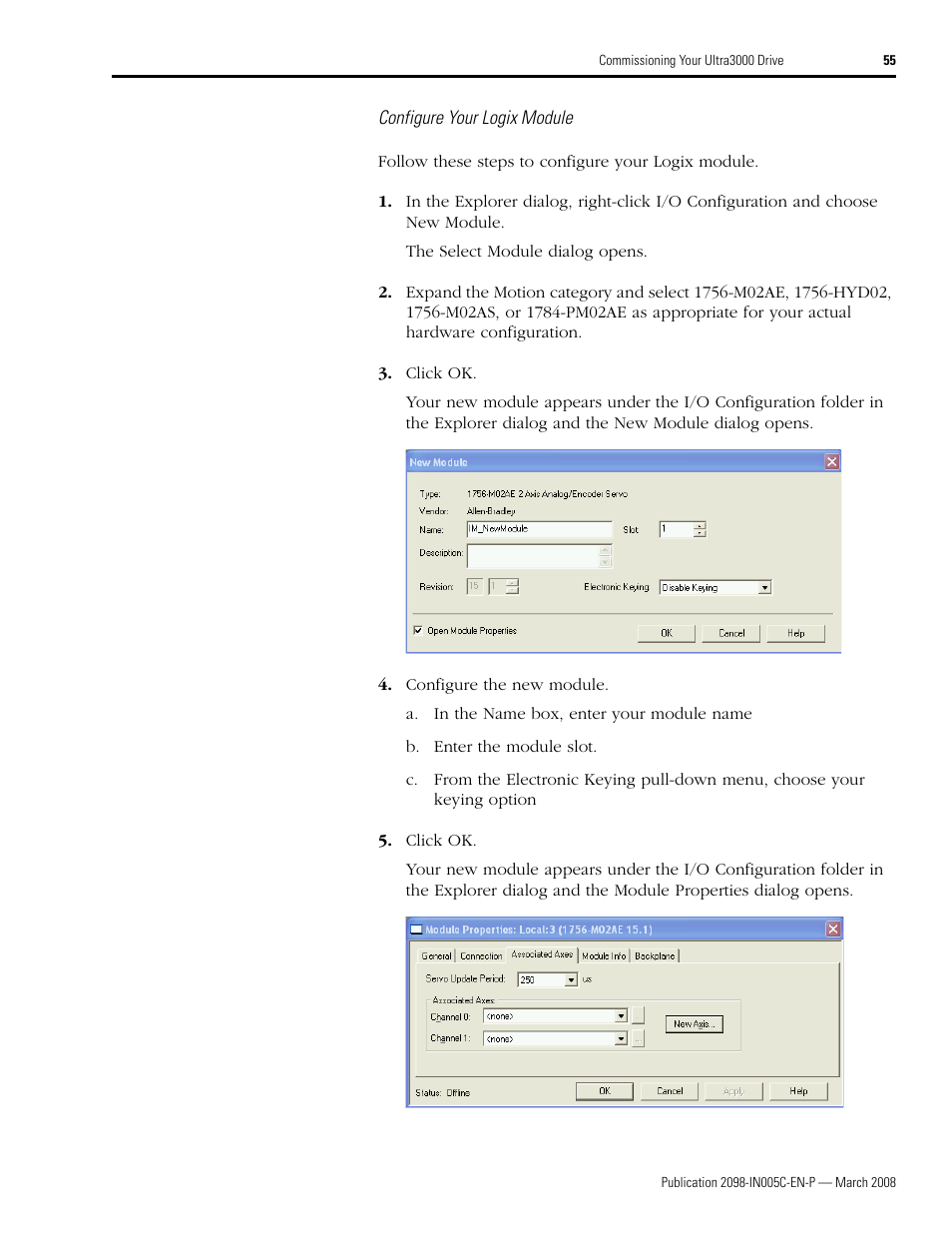 Rockwell Automation 2090 Ultra3000 Servo Drives Integration Manual User Manual | Page 55 / 180