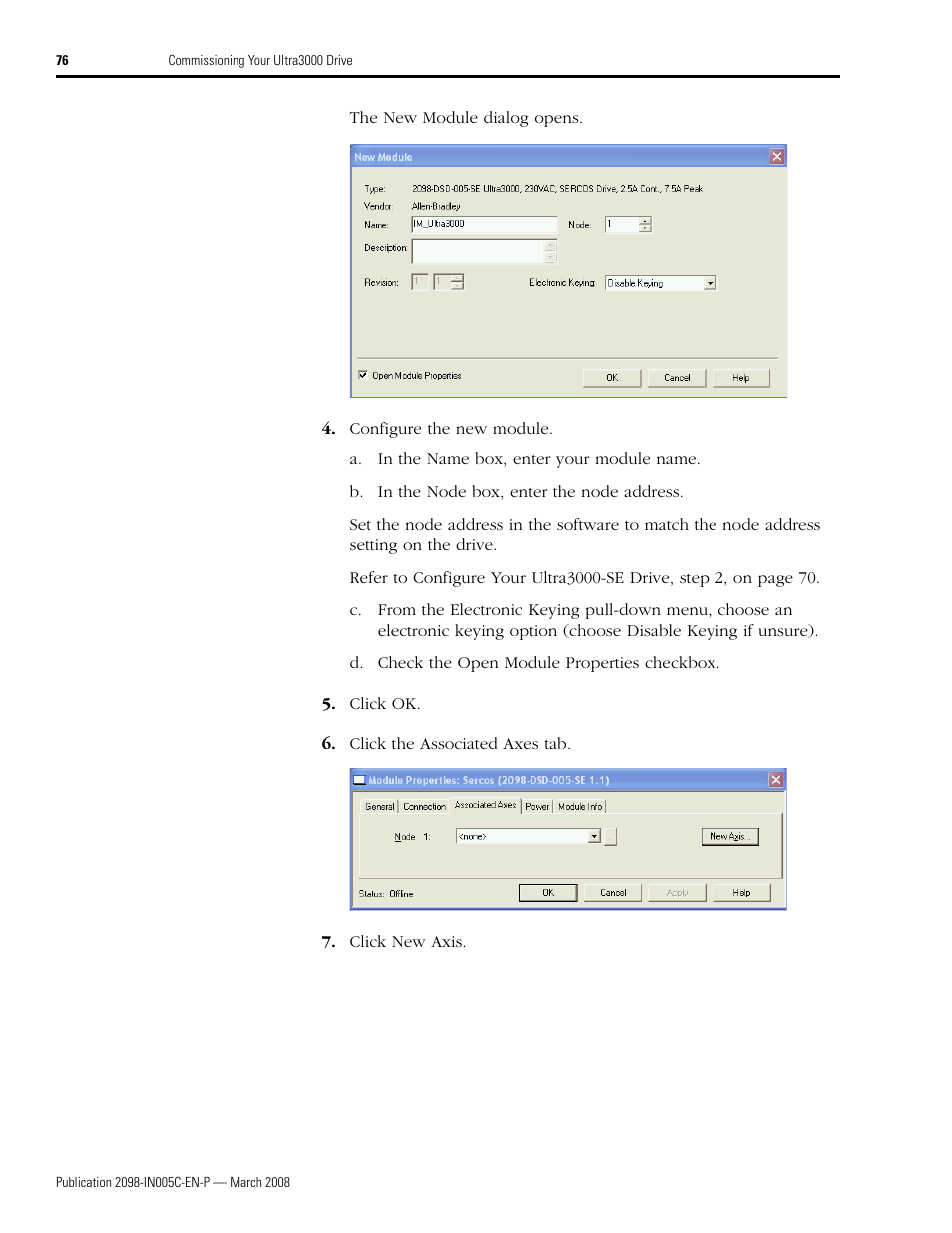 Rockwell Automation 2090 Ultra3000 Servo Drives Integration Manual User Manual | Page 76 / 180