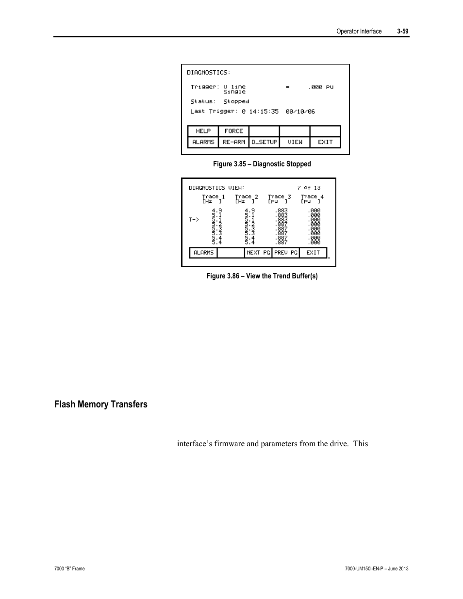 Flash memory transfers | Rockwell Automation 7000 PowerFlex Medium Voltage AC Drive (B Frame) - Classic Control User Manual | Page 138 / 495