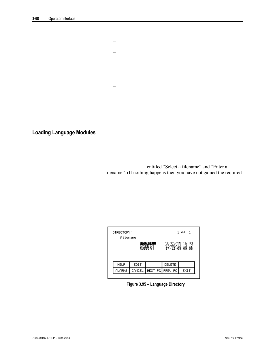 Loading language modules | Rockwell Automation 7000 PowerFlex Medium Voltage AC Drive (B Frame) - Classic Control User Manual | Page 147 / 495