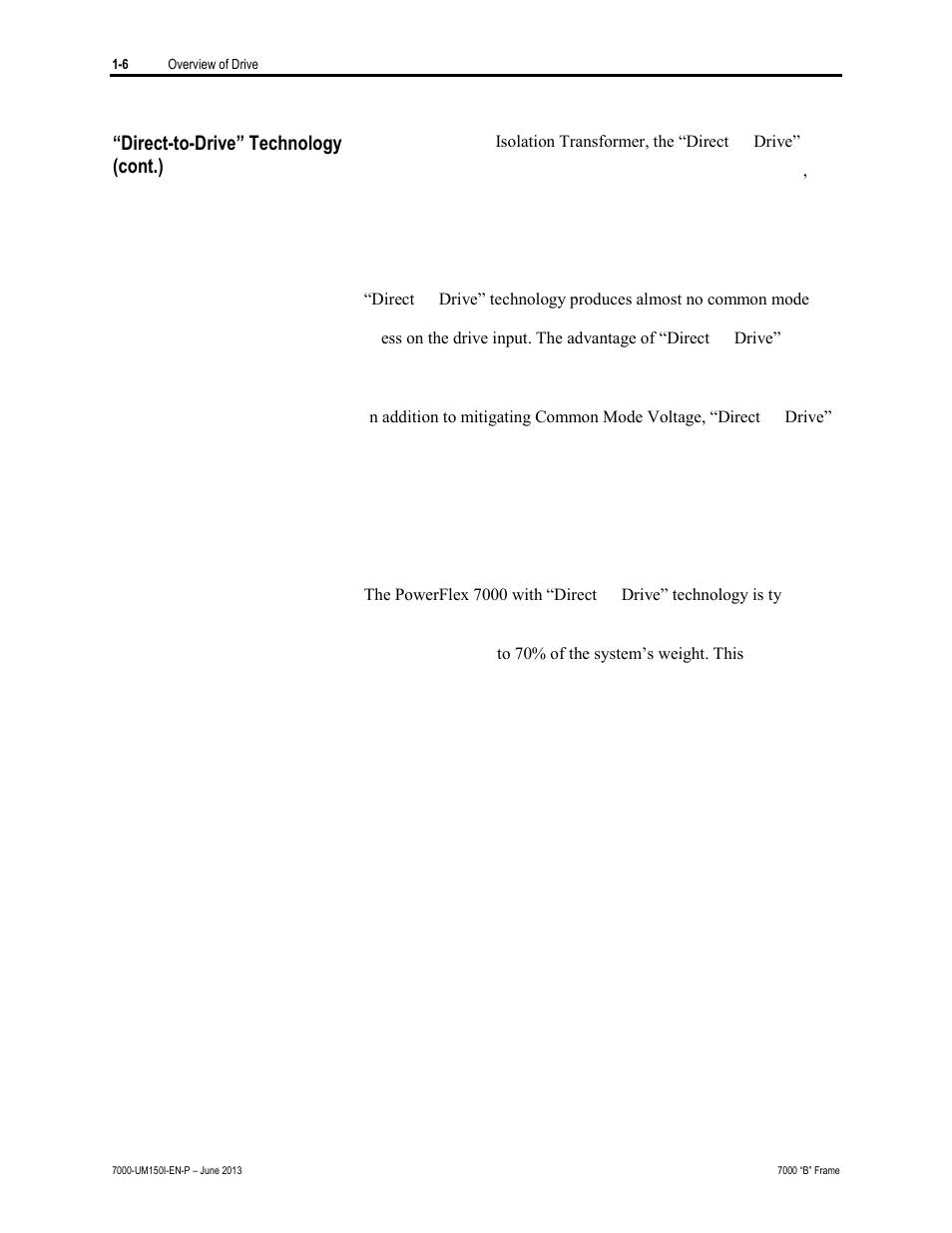 Direct-to-drive” technology (cont.) | Rockwell Automation 7000 PowerFlex Medium Voltage AC Drive (B Frame) - Classic Control User Manual | Page 23 / 495