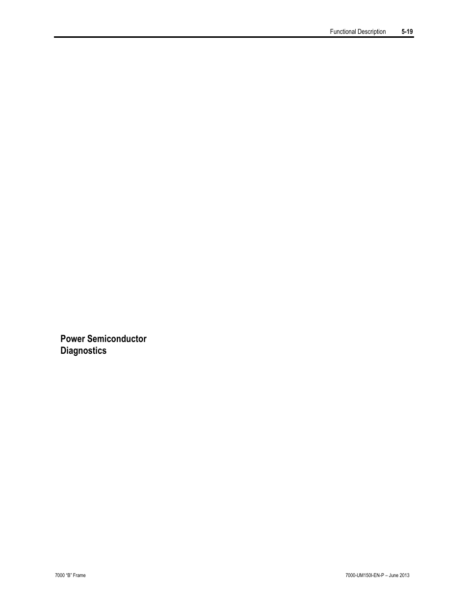 Power semiconductordiagnostics, Power semiconductor diagnostics | Rockwell Automation 7000 PowerFlex Medium Voltage AC Drive (B Frame) - Classic Control User Manual | Page 273 / 495