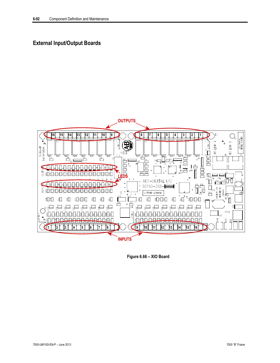 External input/output boards | Rockwell Automation 7000 PowerFlex Medium Voltage AC Drive (B Frame) - Classic Control User Manual | Page 382 / 495