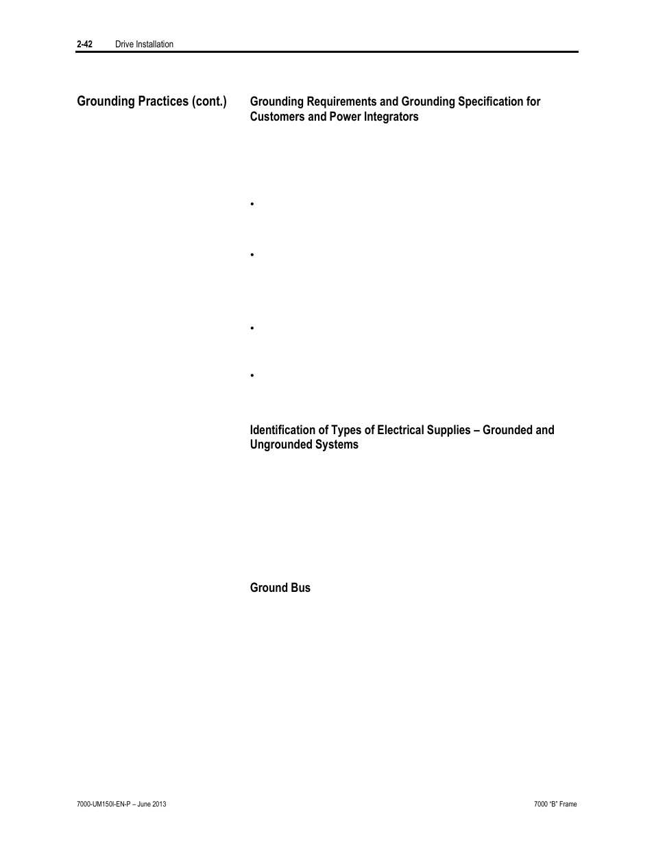 Grounding practices (cont.) | Rockwell Automation 7000 PowerFlex Medium Voltage AC Drive (B Frame) - Classic Control User Manual | Page 77 / 495