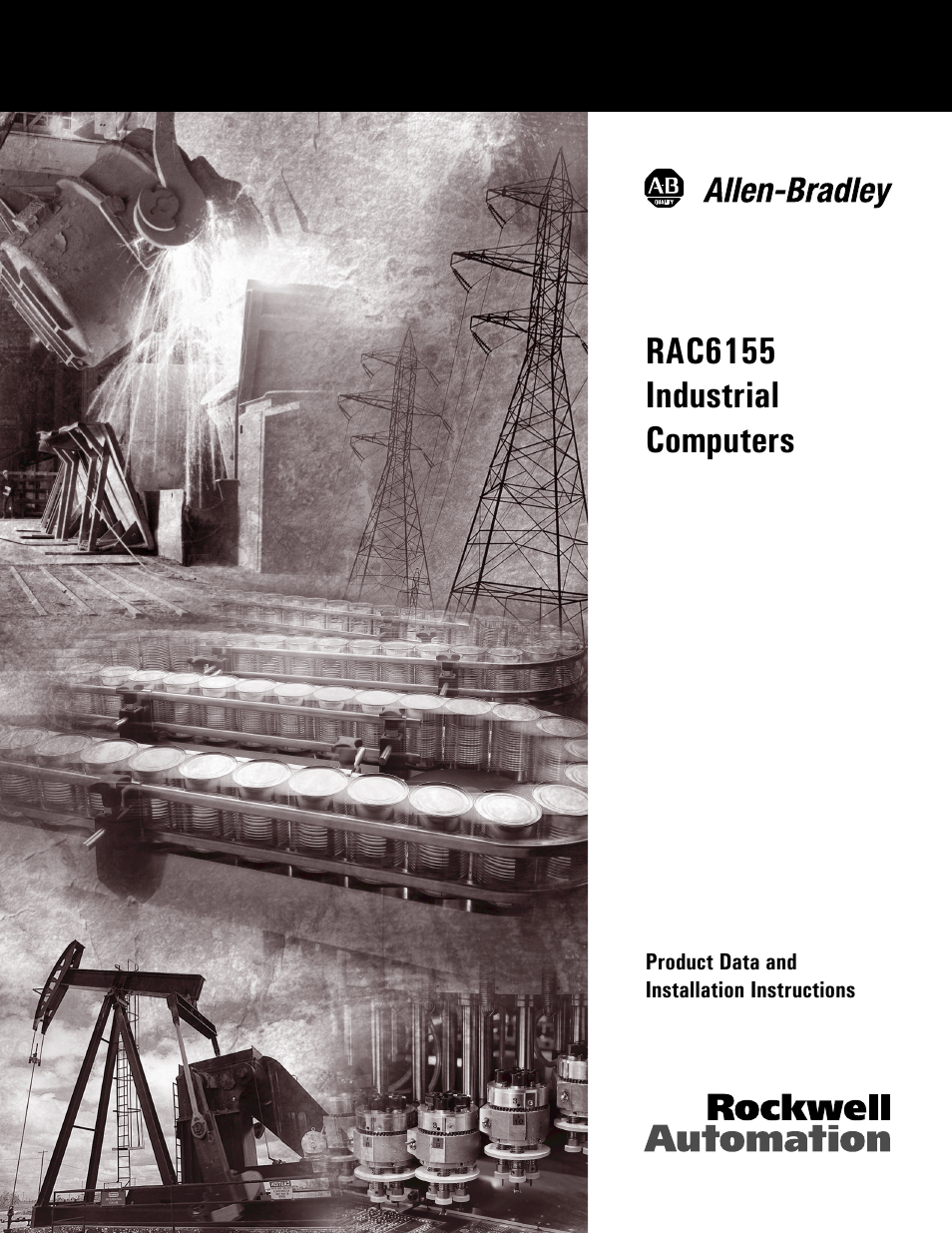 Rockwell Automation 6155 Industrial Computer Installation User Manual | 27 pages