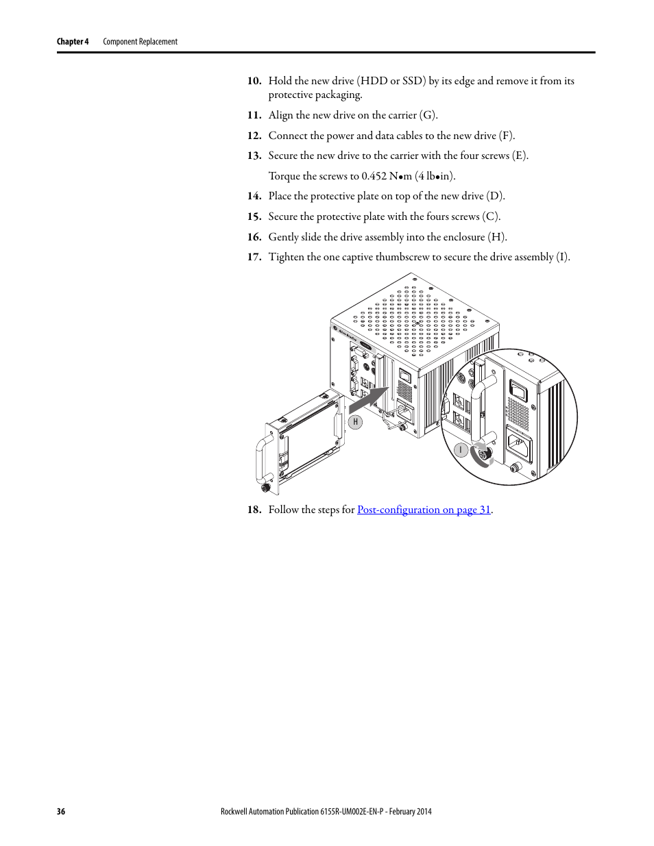 Rockwell Automation 6155F-NPWEDC Compact Non-display Computer User Manual | Page 36 / 56