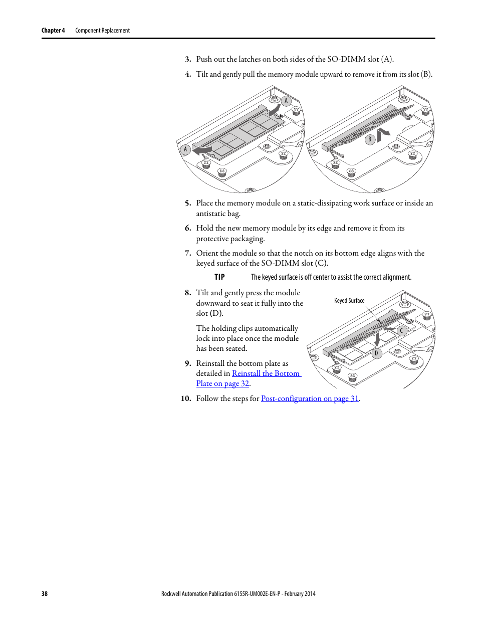 Rockwell Automation 6155F-NPWEDC Compact Non-display Computer User Manual | Page 38 / 56