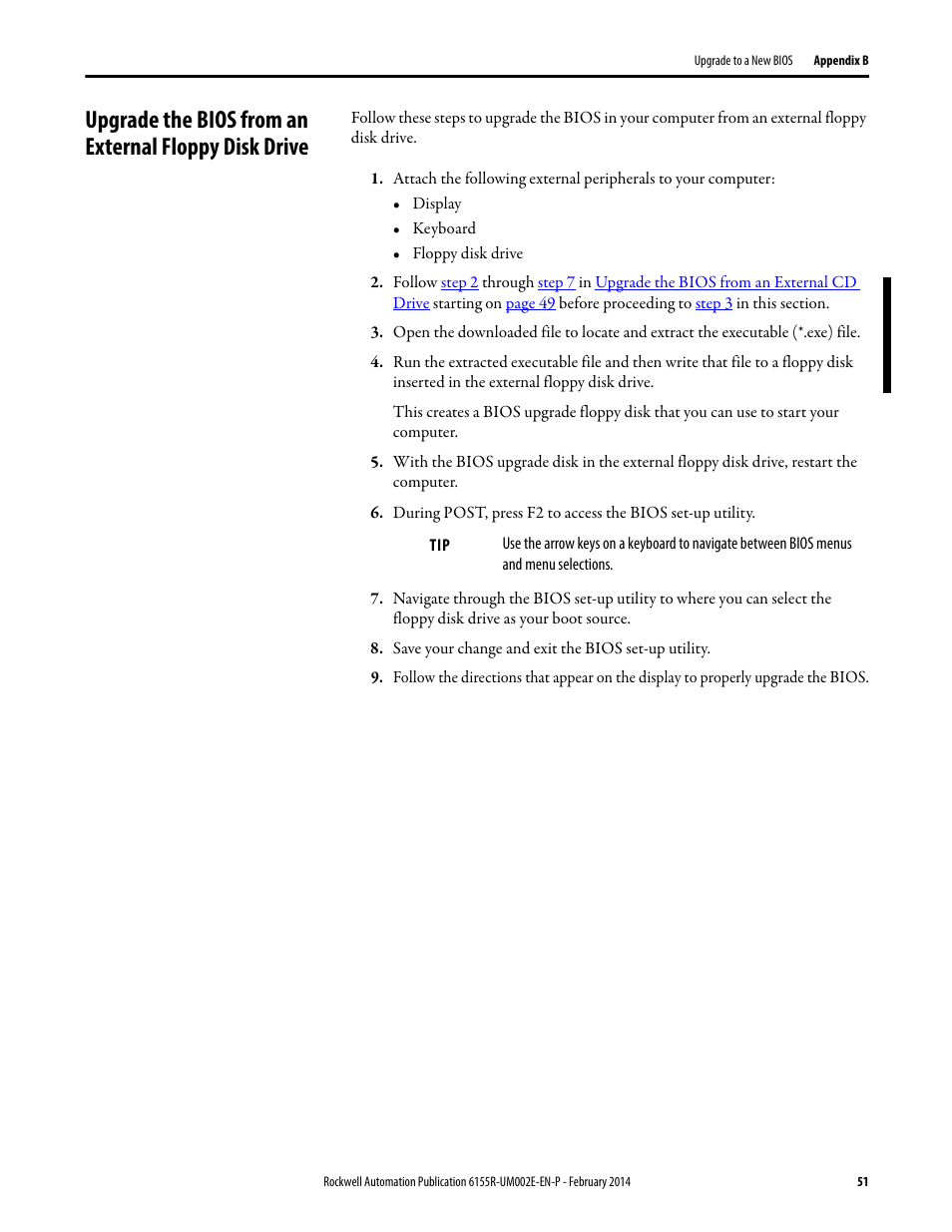 Rockwell Automation 6155F-NPWEDC Compact Non-display Computer User Manual | Page 51 / 56