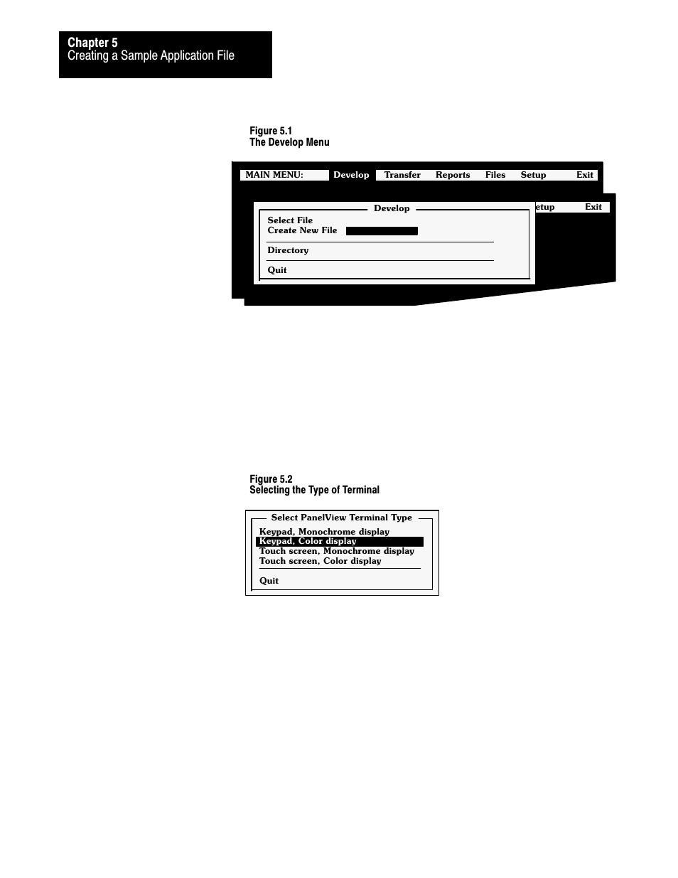 Creating a sample application file chapter 5 | Rockwell Automation 2711 PANELBUILDER SOFTWARE USER MANUAL User Manual | Page 116 / 468