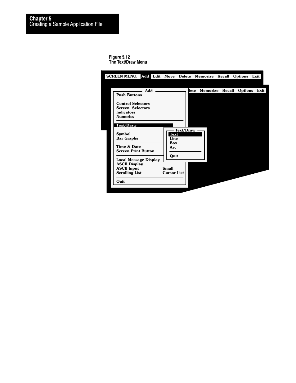 Creating a sample application file chapter 5 | Rockwell Automation 2711 PANELBUILDER SOFTWARE USER MANUAL User Manual | Page 124 / 468