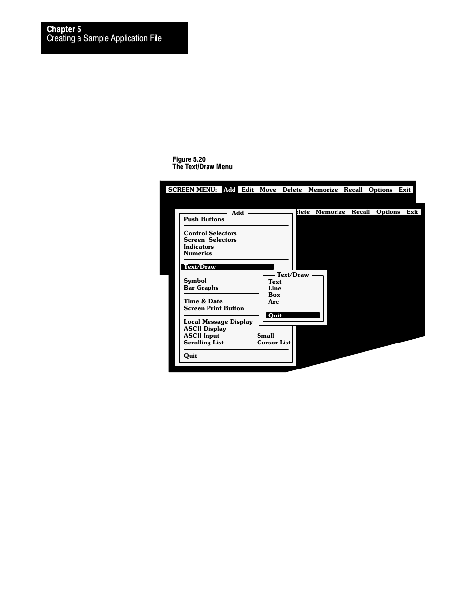 Creating a sample application file chapter 5 | Rockwell Automation 2711 PANELBUILDER SOFTWARE USER MANUAL User Manual | Page 128 / 468