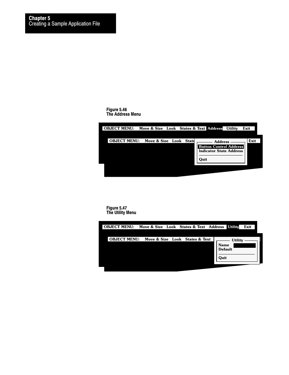 Creating a sample application file chapter 5 | Rockwell Automation 2711 PANELBUILDER SOFTWARE USER MANUAL User Manual | Page 146 / 468