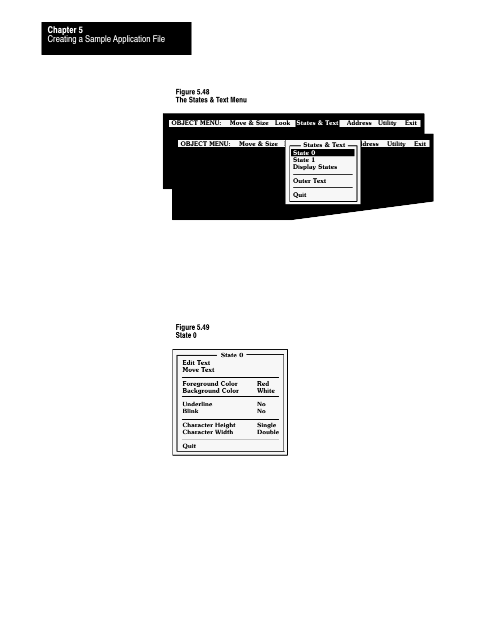 Creating a sample application file chapter 5 | Rockwell Automation 2711 PANELBUILDER SOFTWARE USER MANUAL User Manual | Page 148 / 468