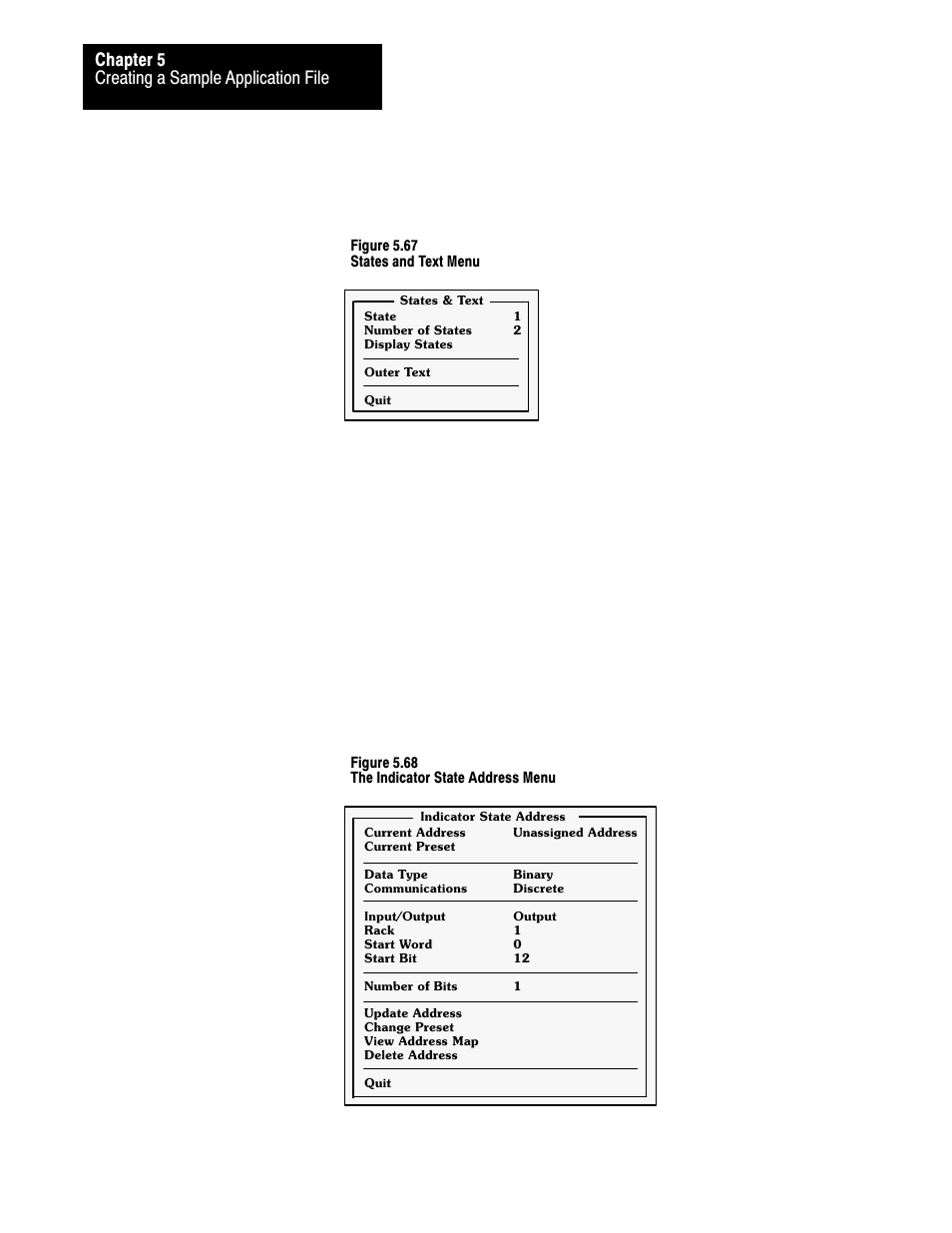 Creating a sample application file chapter 5 | Rockwell Automation 2711 PANELBUILDER SOFTWARE USER MANUAL User Manual | Page 164 / 468