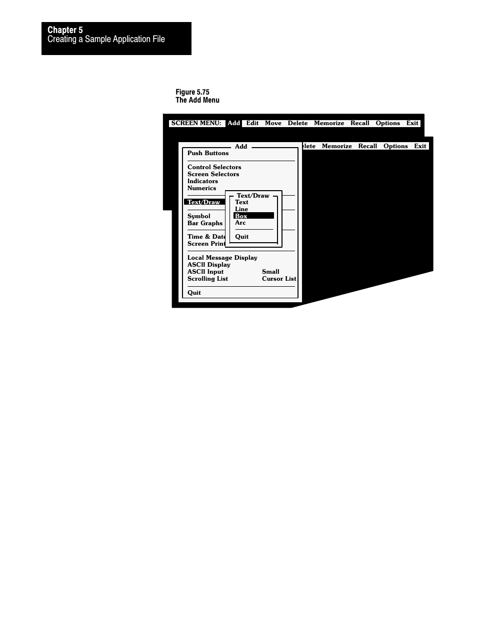 Creating a sample application file chapter 5 | Rockwell Automation 2711 PANELBUILDER SOFTWARE USER MANUAL User Manual | Page 172 / 468