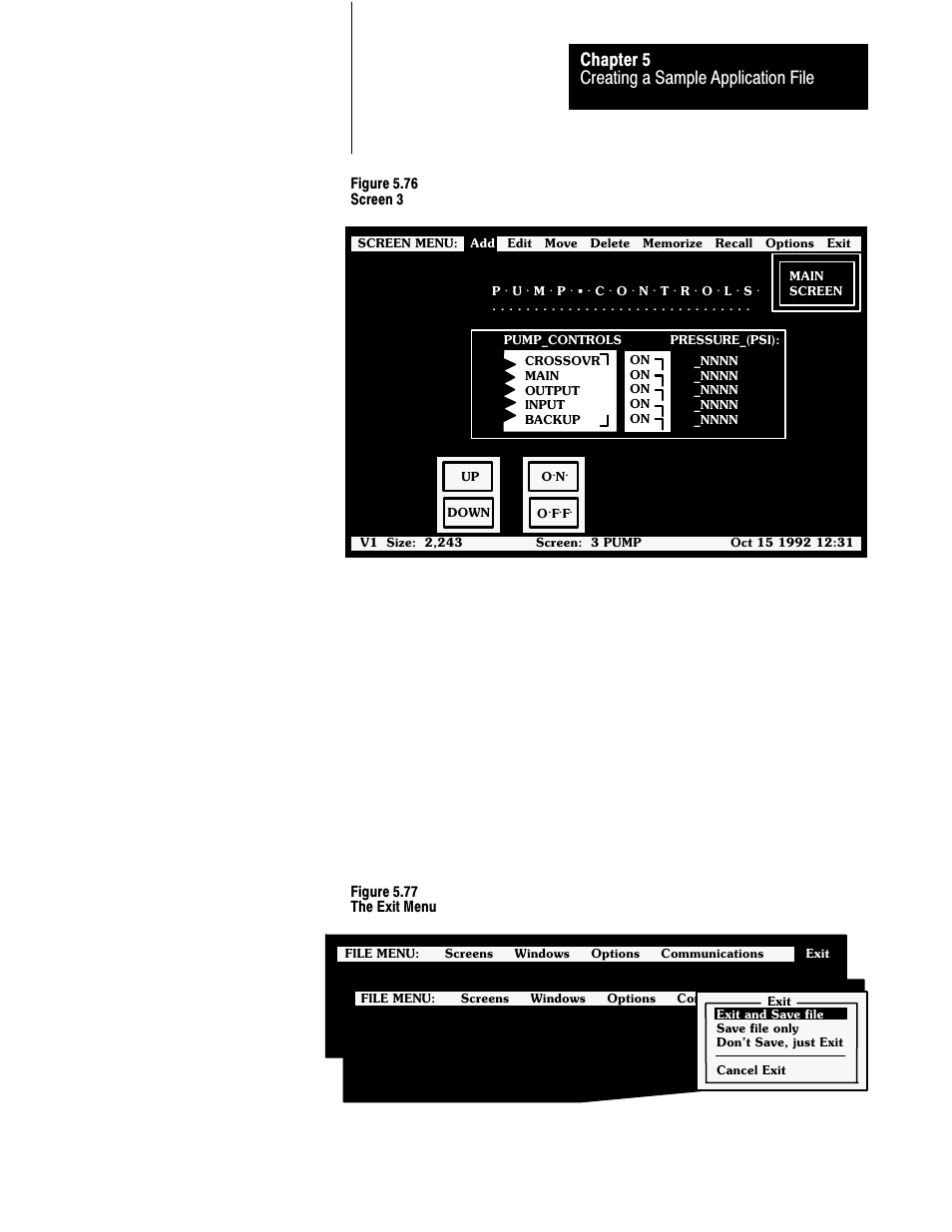 Creating a sample application file chapter 5 | Rockwell Automation 2711 PANELBUILDER SOFTWARE USER MANUAL User Manual | Page 173 / 468