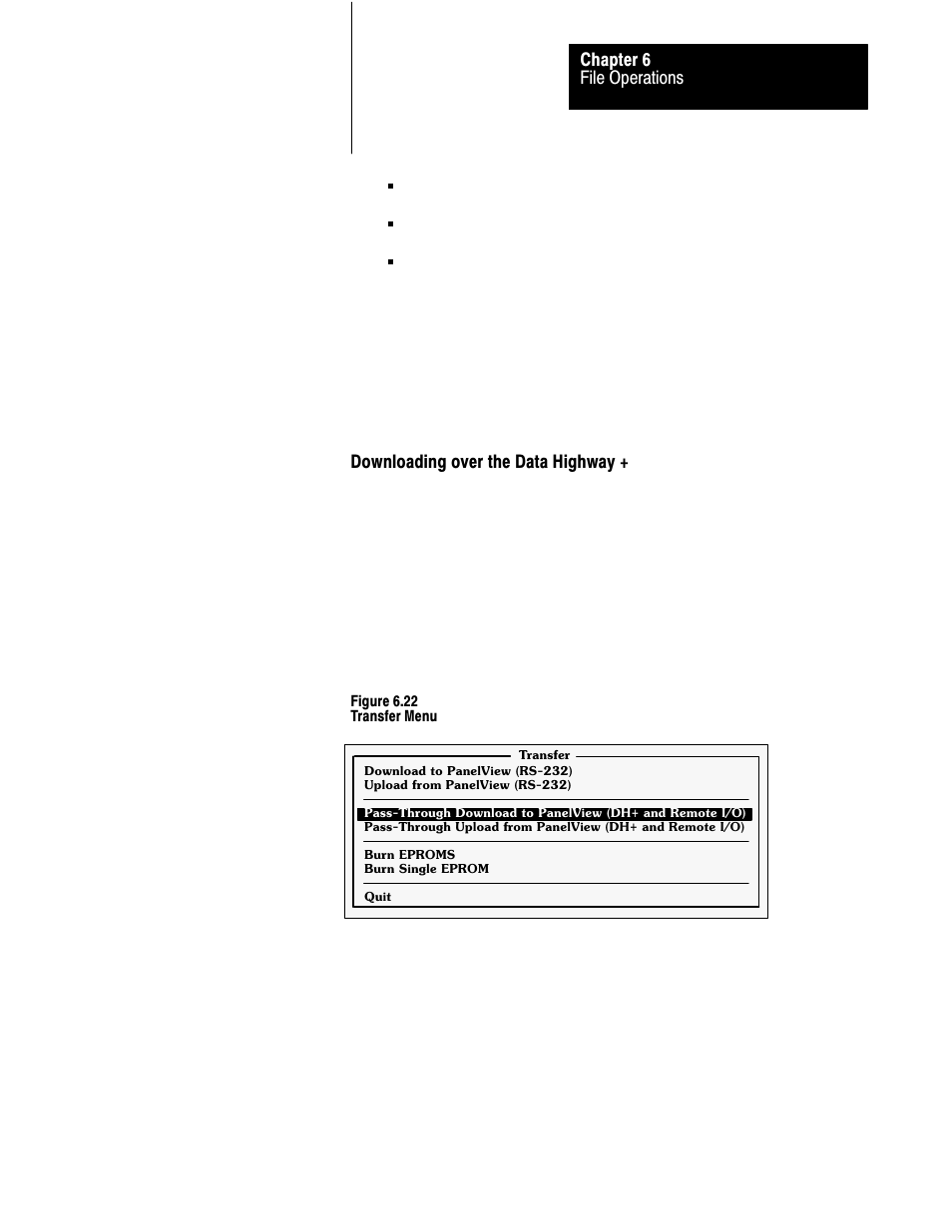 6ć23 | Rockwell Automation 2711 PANELBUILDER SOFTWARE USER MANUAL User Manual | Page 197 / 468