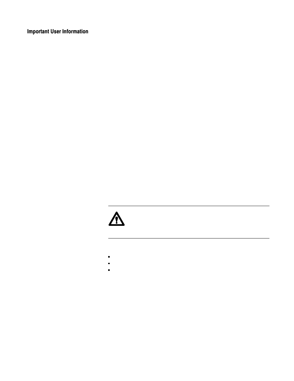 Important user information | Rockwell Automation 2711 PANELBUILDER SOFTWARE USER MANUAL User Manual | Page 2 / 468