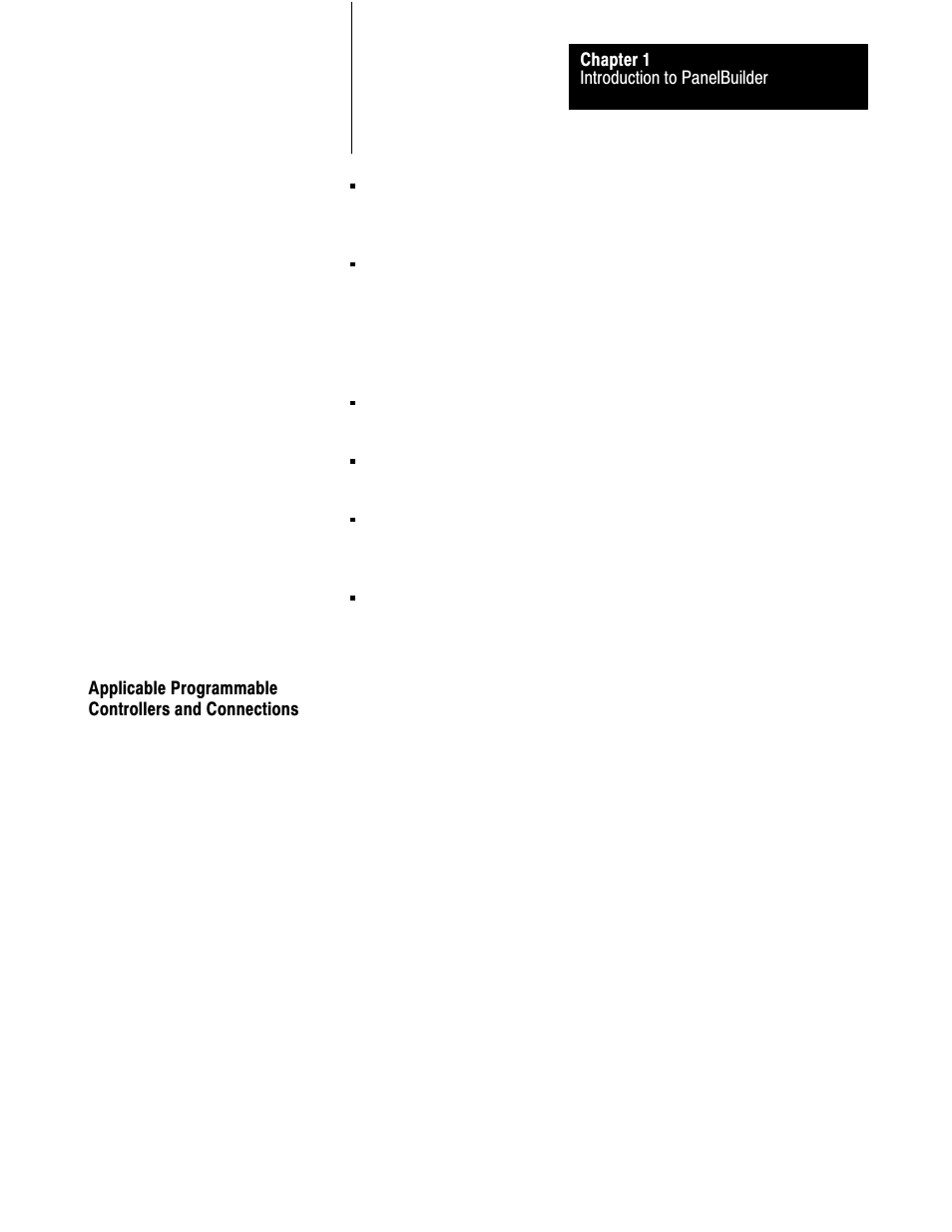 1ć11 | Rockwell Automation 2711 PANELBUILDER SOFTWARE USER MANUAL User Manual | Page 25 / 468