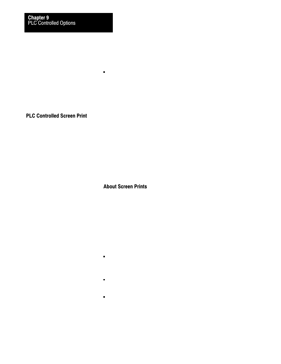 Plc controlled screen print | Rockwell Automation 2711 PANELBUILDER SOFTWARE USER MANUAL User Manual | Page 263 / 468