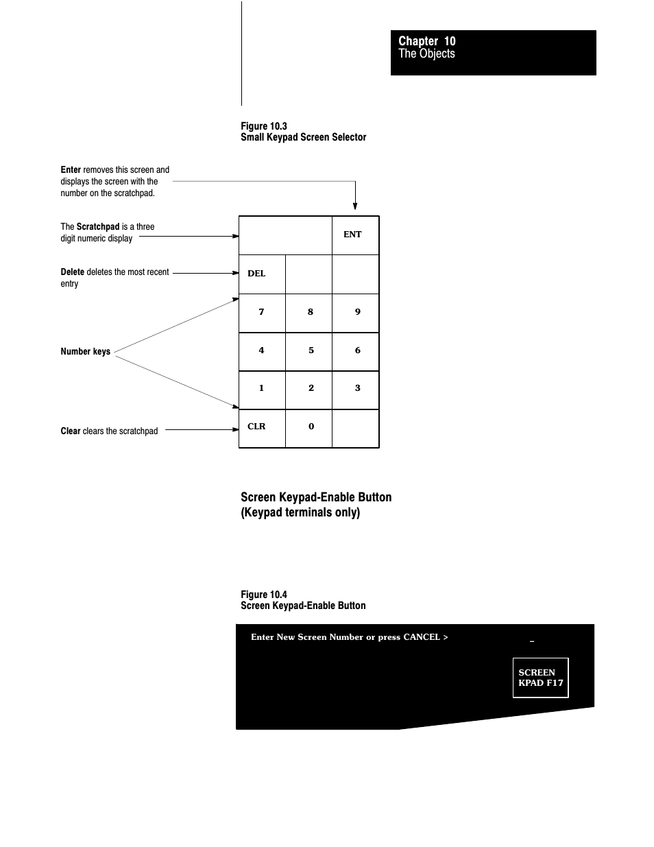 10ć21, The objects chapter 10 | Rockwell Automation 2711 PANELBUILDER SOFTWARE USER MANUAL User Manual | Page 286 / 468