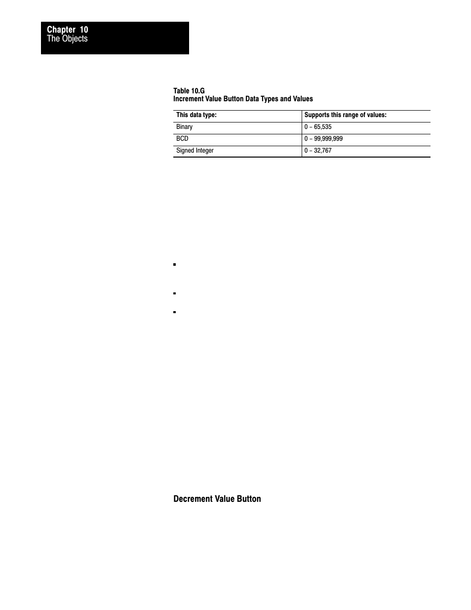 10ć28 | Rockwell Automation 2711 PANELBUILDER SOFTWARE USER MANUAL User Manual | Page 293 / 468