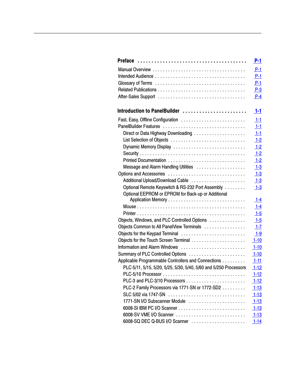Rockwell Automation 2711 PANELBUILDER SOFTWARE USER MANUAL User Manual | Page 3 / 468