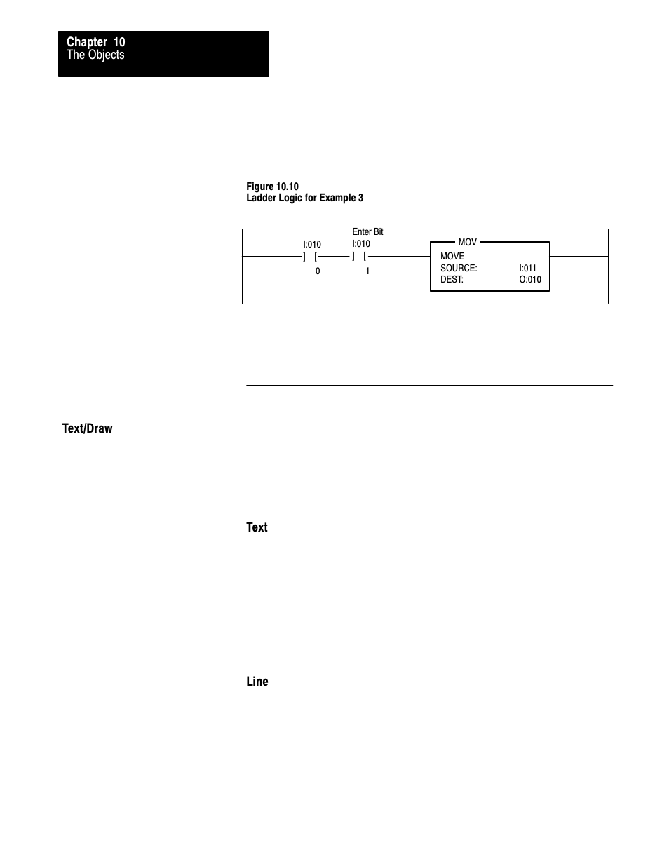 Text/draw, 10ć50 | Rockwell Automation 2711 PANELBUILDER SOFTWARE USER MANUAL User Manual | Page 315 / 468