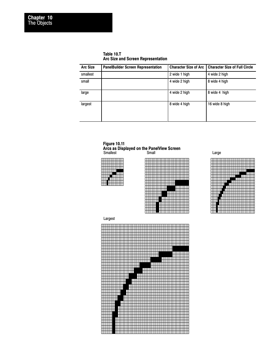 The objects chapter 10 | Rockwell Automation 2711 PANELBUILDER SOFTWARE USER MANUAL User Manual | Page 319 / 468