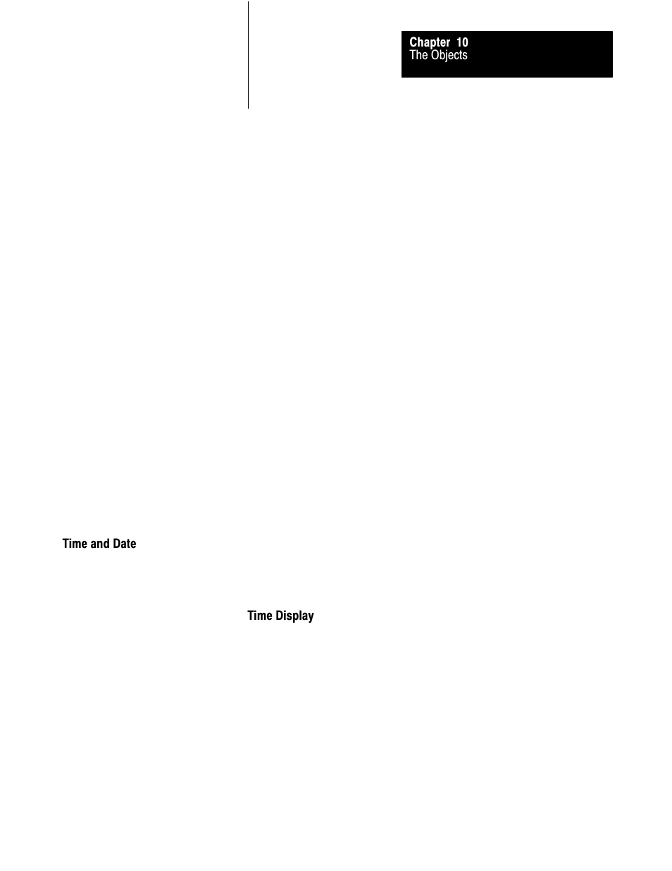 Time and date, 10ć57 | Rockwell Automation 2711 PANELBUILDER SOFTWARE USER MANUAL User Manual | Page 322 / 468