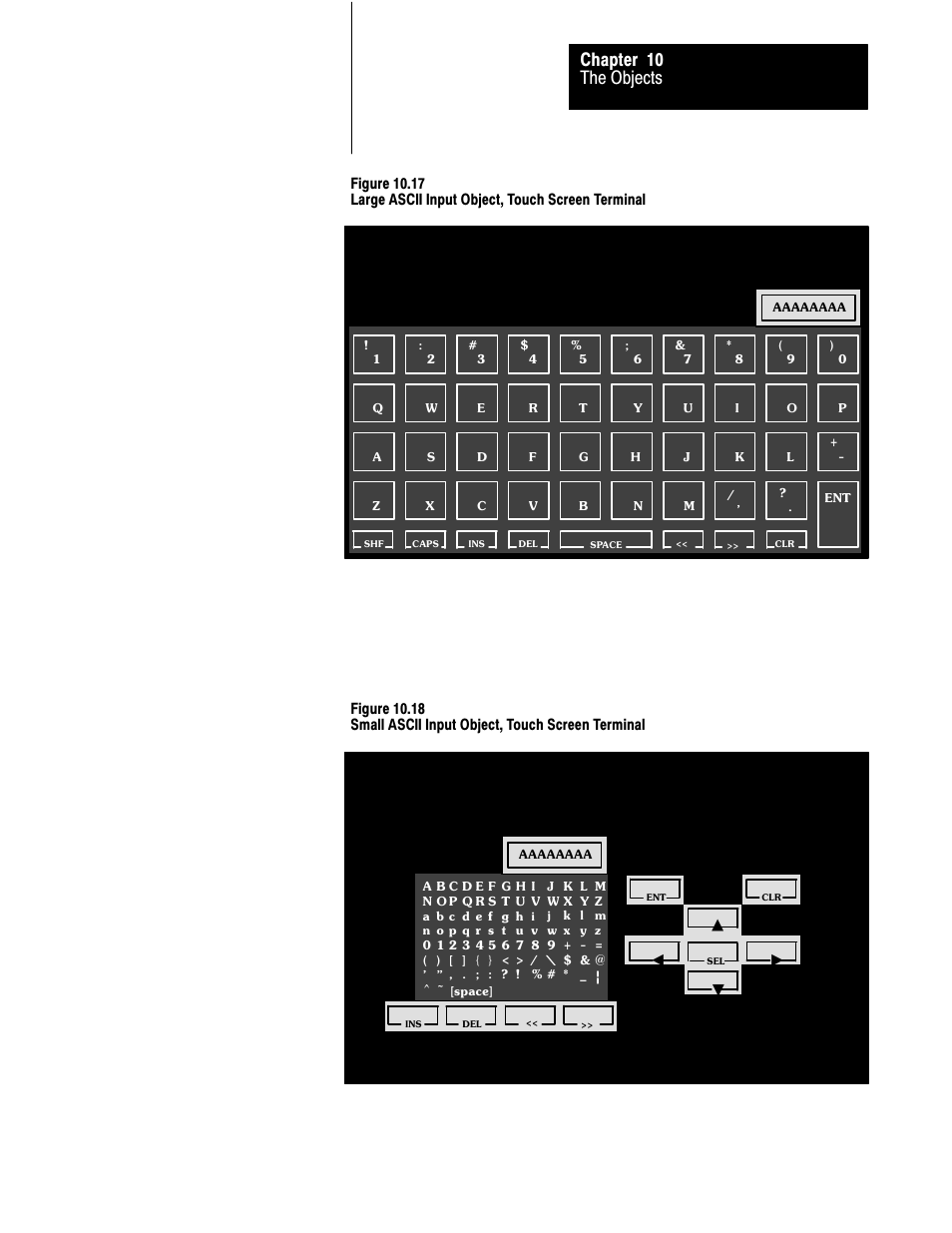 The objects chapter 10 | Rockwell Automation 2711 PANELBUILDER SOFTWARE USER MANUAL User Manual | Page 334 / 468