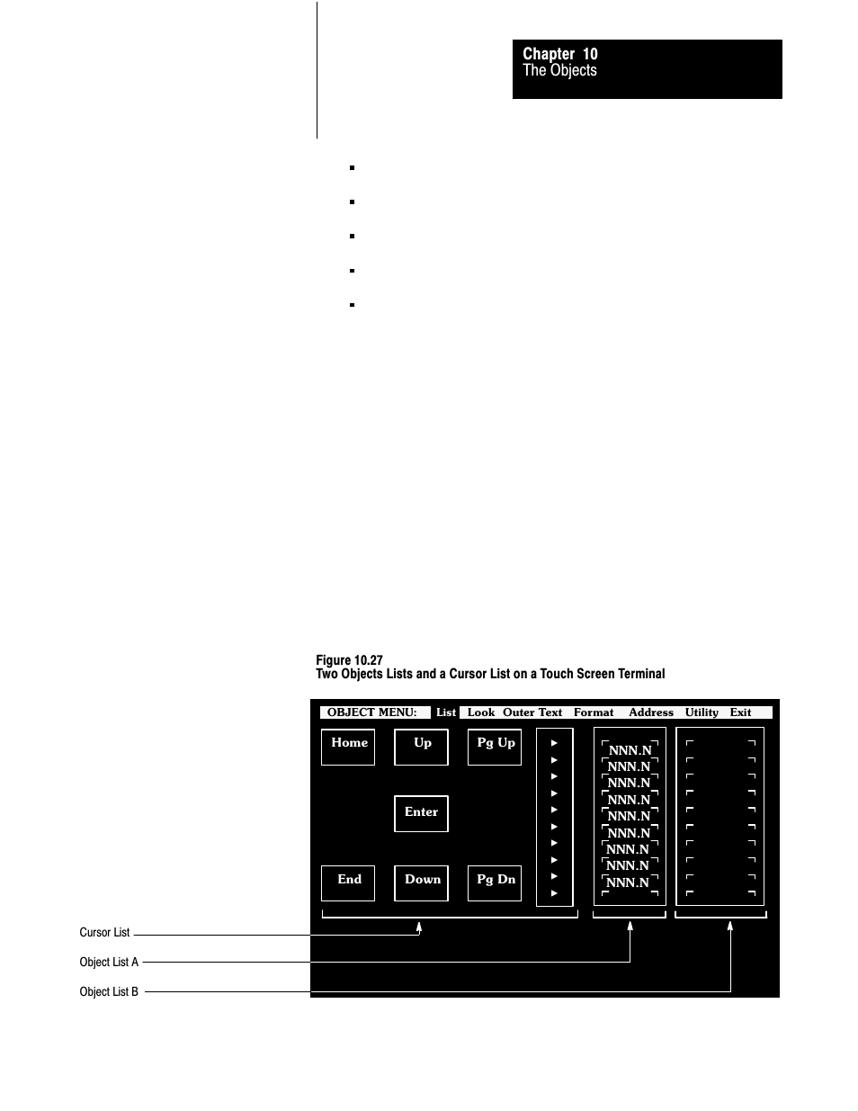 The objects chapter 10 | Rockwell Automation 2711 PANELBUILDER SOFTWARE USER MANUAL User Manual | Page 352 / 468