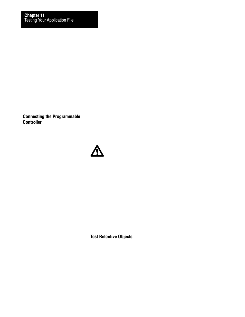 Connecting the programmable controller, 11ć2 | Rockwell Automation 2711 PANELBUILDER SOFTWARE USER MANUAL User Manual | Page 363 / 468