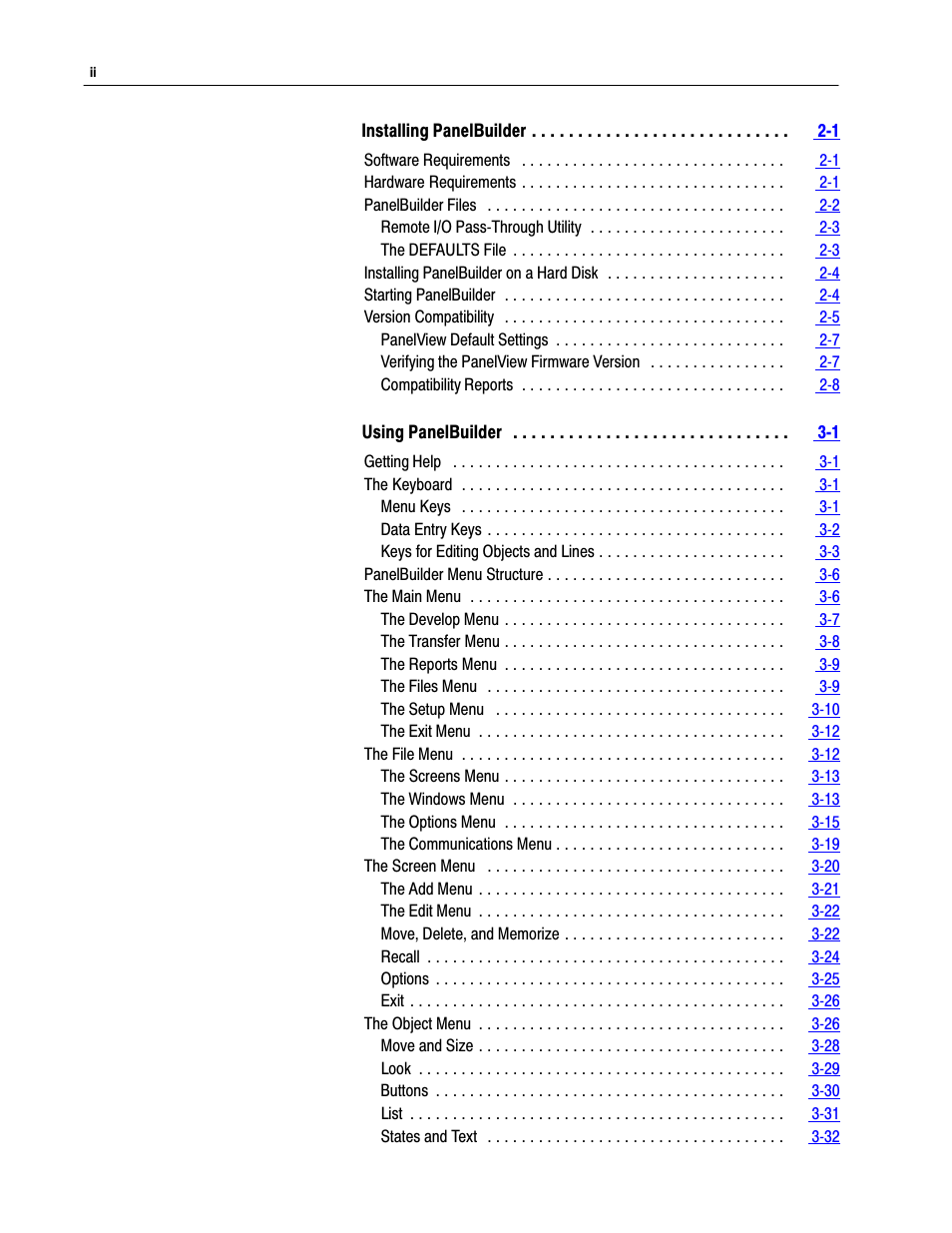 Rockwell Automation 2711 PANELBUILDER SOFTWARE USER MANUAL User Manual | Page 4 / 468