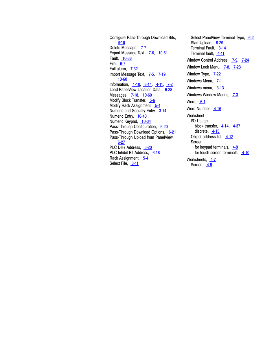 Rockwell Automation 2711 PANELBUILDER SOFTWARE USER MANUAL User Manual | Page 467 / 468