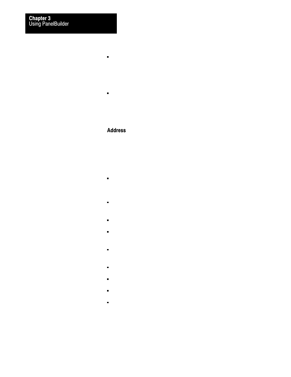 3ć34 | Rockwell Automation 2711 PANELBUILDER SOFTWARE USER MANUAL User Manual | Page 70 / 468