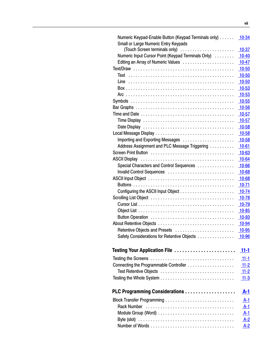 Rockwell Automation 2711 PANELBUILDER SOFTWARE USER MANUAL User Manual | Page 9 / 468