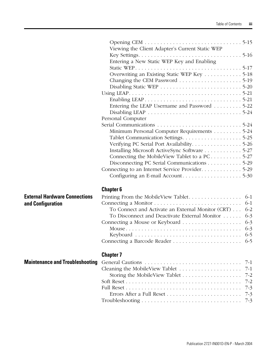 Rockwell Automation 2727-T7P30D1F MobileView Tablet T750 User Manual User Manual | Page 5 / 104