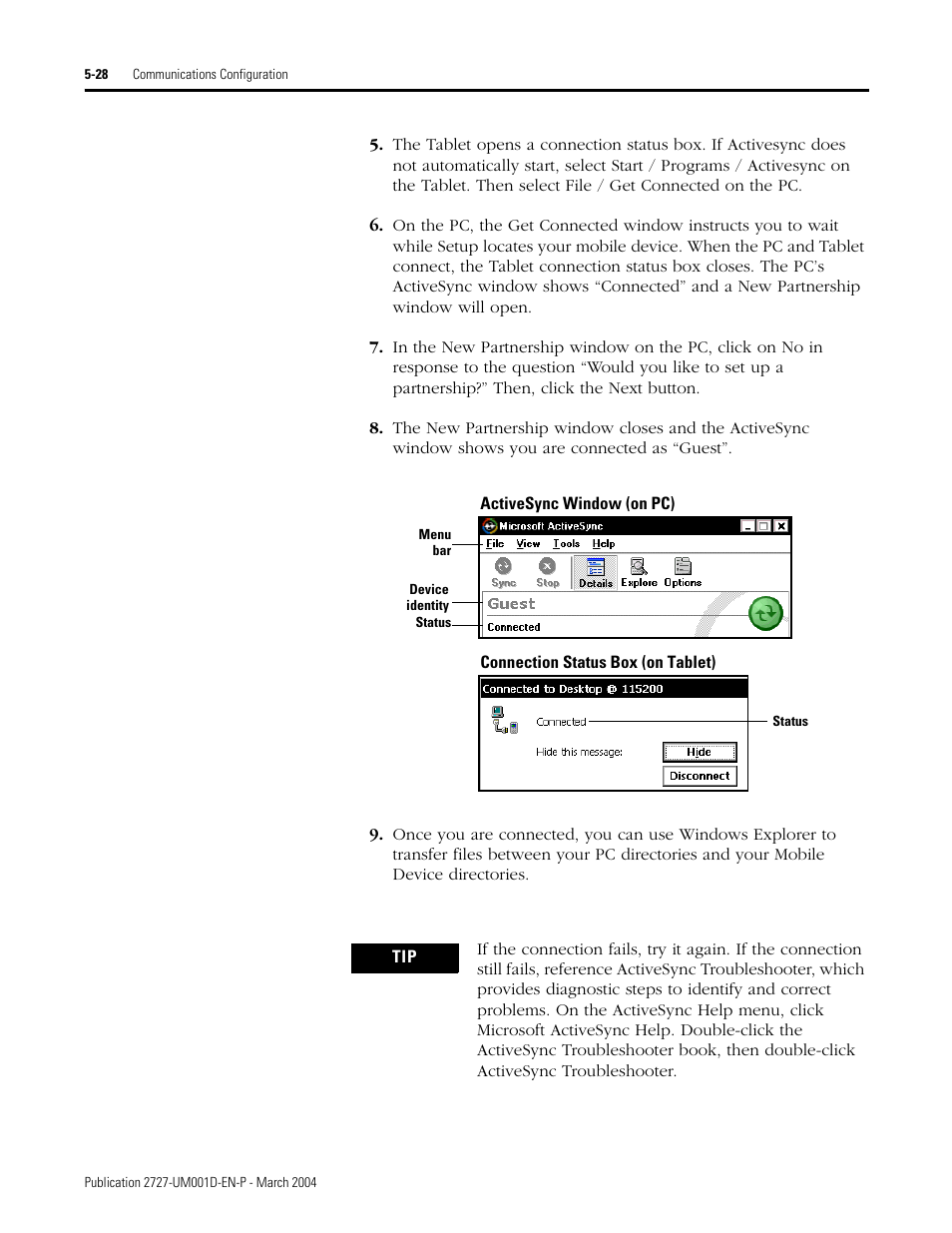 Rockwell Automation 2727-T7P30D1F MobileView Tablet T750 User Manual User Manual | Page 82 / 104
