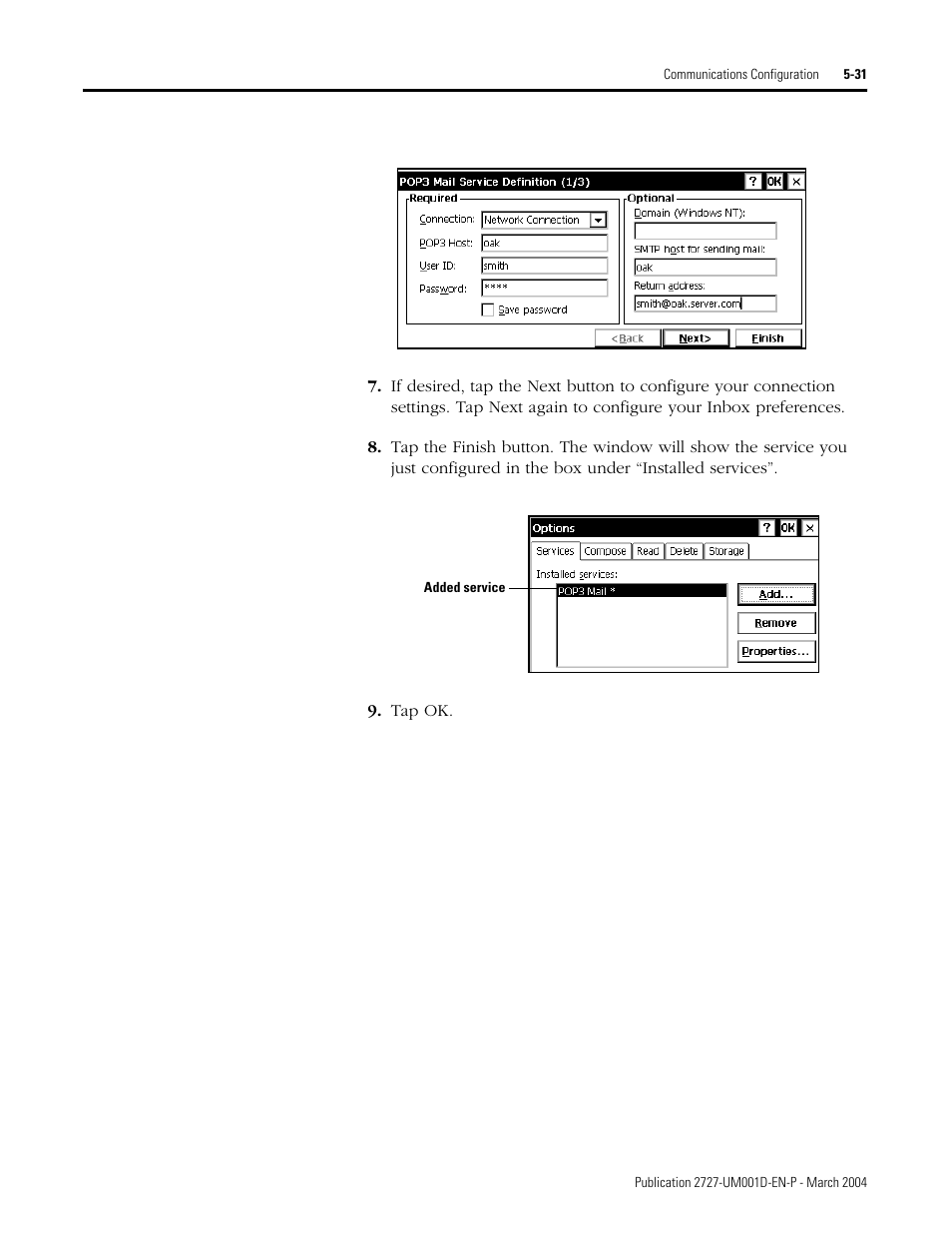 Rockwell Automation 2727-T7P30D1F MobileView Tablet T750 User Manual User Manual | Page 85 / 104