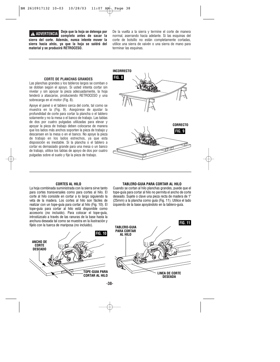 Bosch 1677MD User Manual | Page 38 / 44