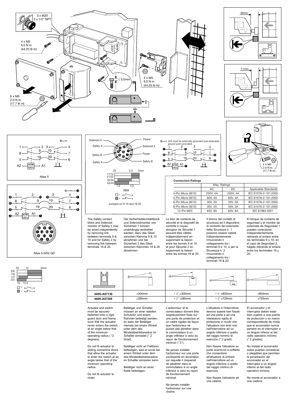 Rockwell Automation Atlas 5-GD2 Heavy Duty Guard Locking Interlock Safety Switch User Manual | Page 2 / 4