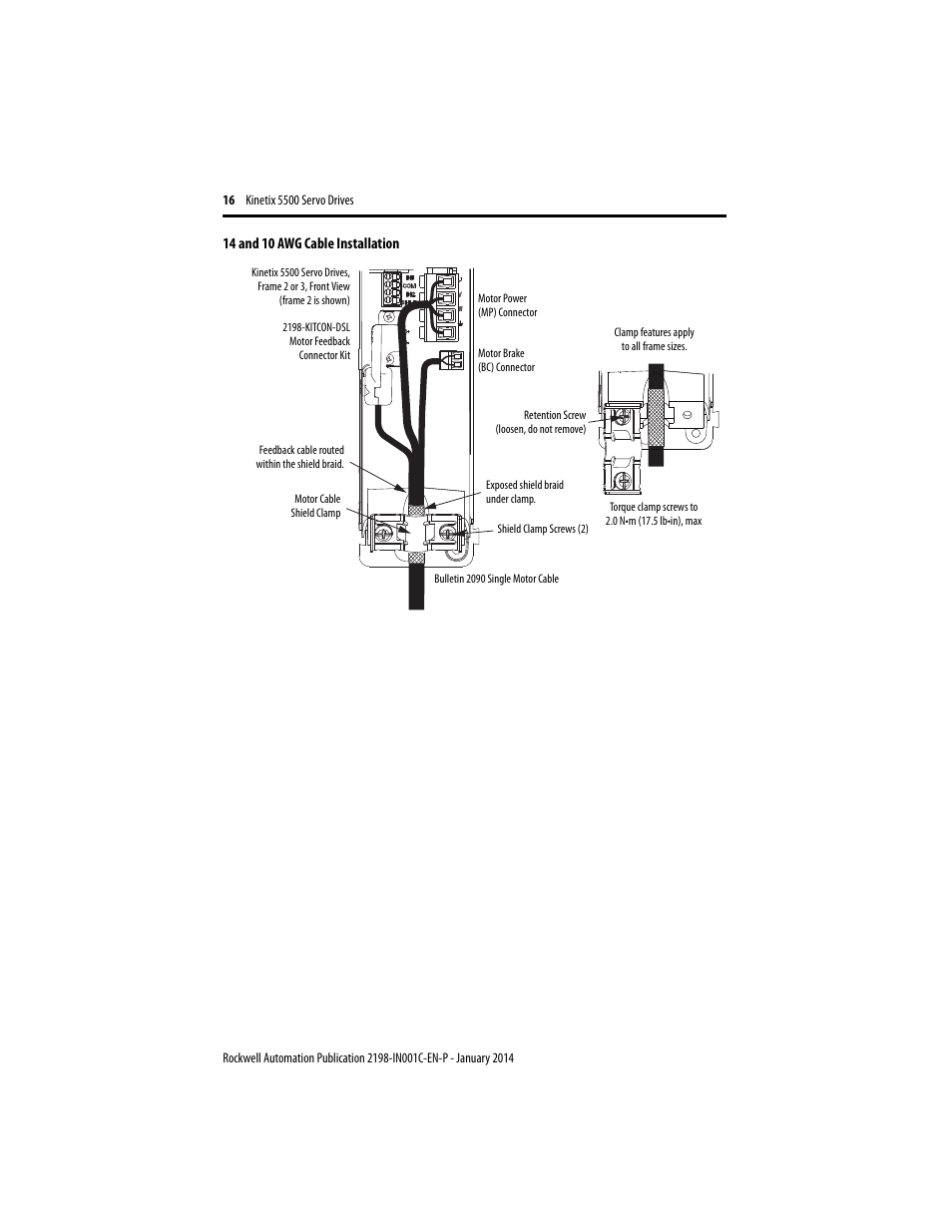 Rockwell Automation 2198-Hxxx Kinetix 5500 Servo Drives Installation Instructions User Manual | Page 16 / 20