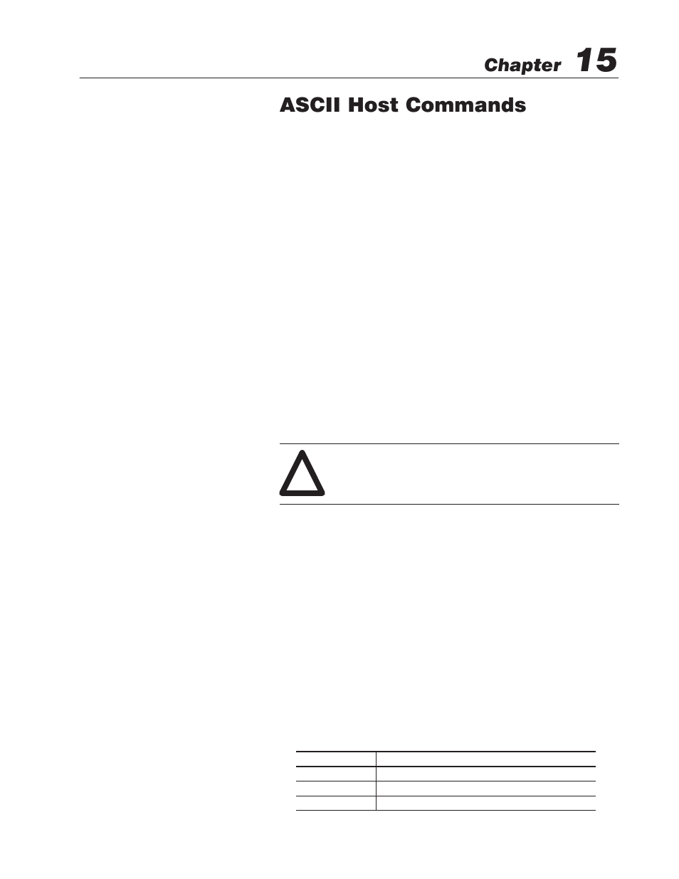 15 - ascii host commands, Chapter objectives, Using rs-232/rs-422 | Using dh485, Ascii host commands, Chapter | Rockwell Automation 2755 Enhanced Decoder Series B User Manual | Page 189 / 361