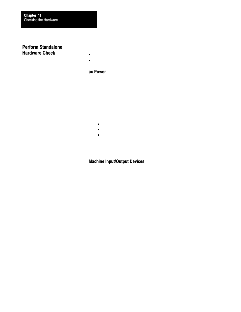 Perform standalone hardware check, 11ć2 | Rockwell Automation 5000,D50006.2.10 PI INSTALLATION MANUAL User Manual | Page 129 / 207