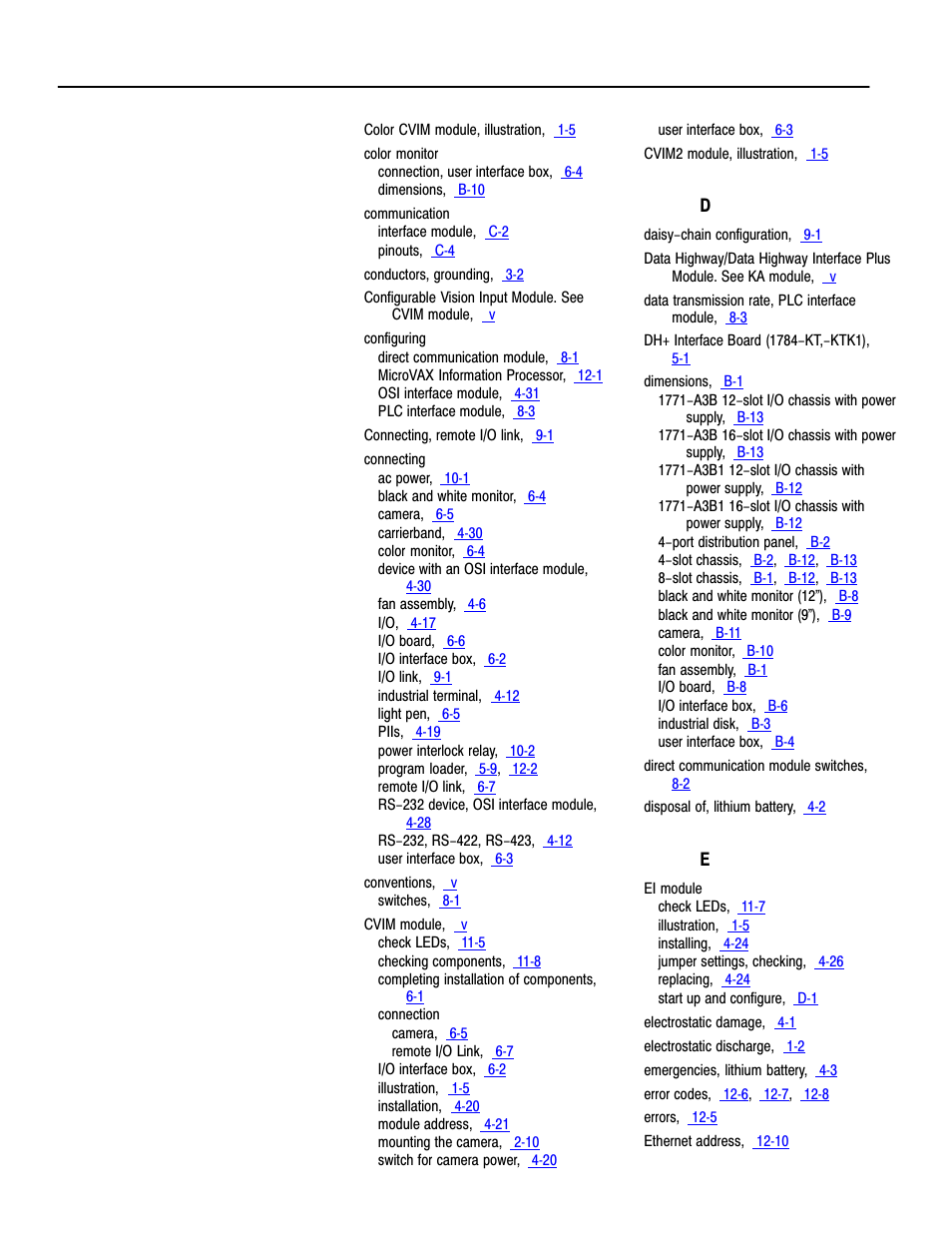 Rockwell Automation 5000,D50006.2.10 PI INSTALLATION MANUAL User Manual | Page 201 / 207