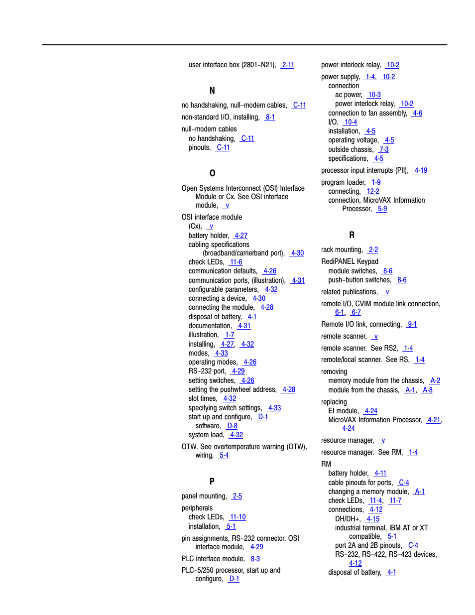 Rockwell Automation 5000,D50006.2.10 PI INSTALLATION MANUAL User Manual | Page 204 / 207