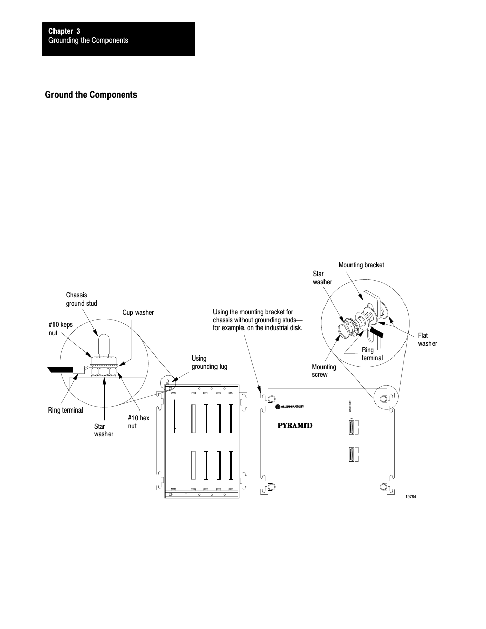 Ground the components | Rockwell Automation 5000,D50006.2.10 PI INSTALLATION MANUAL User Manual | Page 36 / 207